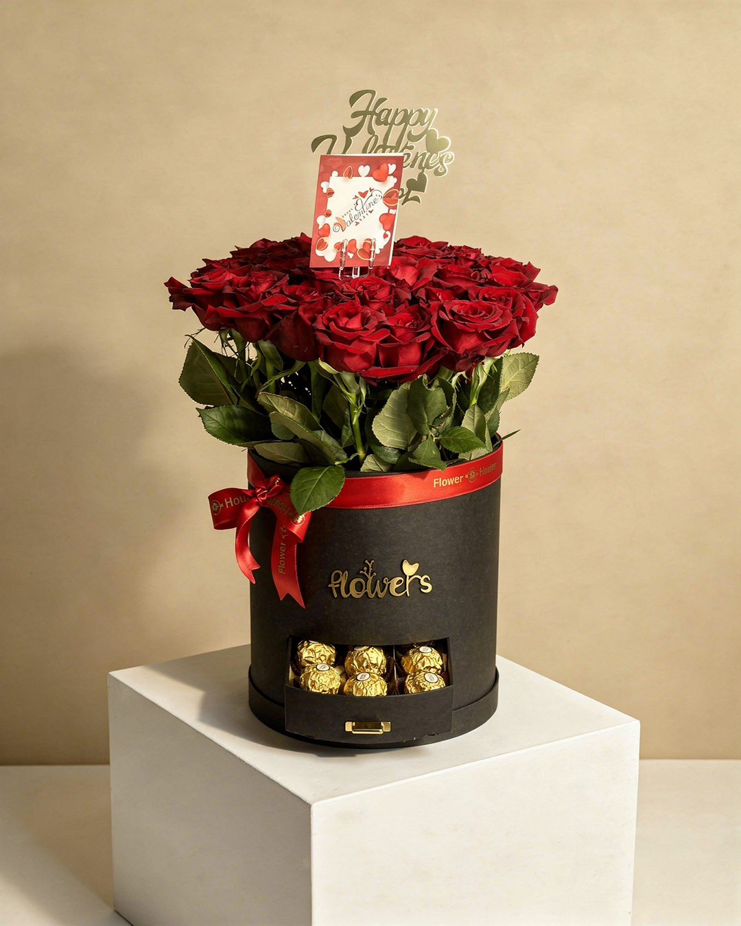 Royal Red Roses & Chocolate