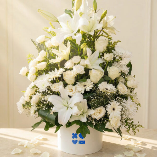 white majesty bouquet