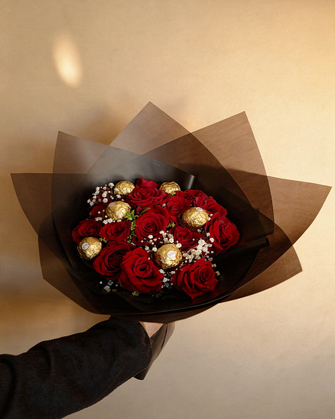 Scarlet Love Chocolate Roses