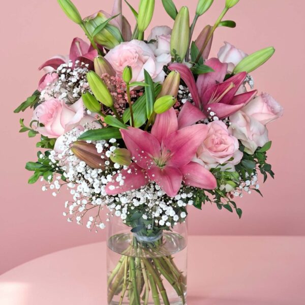 blush lily harmony bouquet